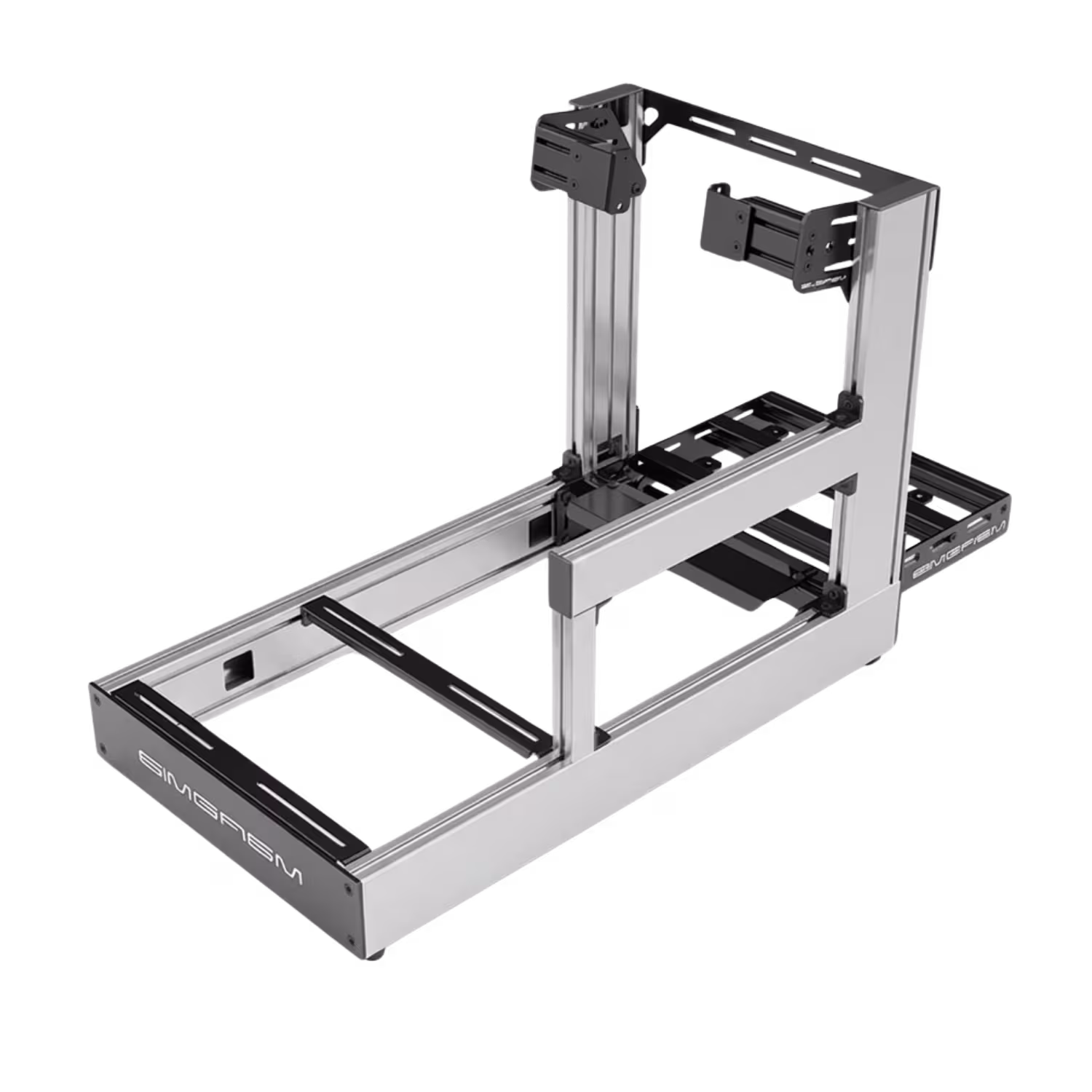 Srebrny stelaż kompatybilny z systemami motion z profilem 40 × 120 mm